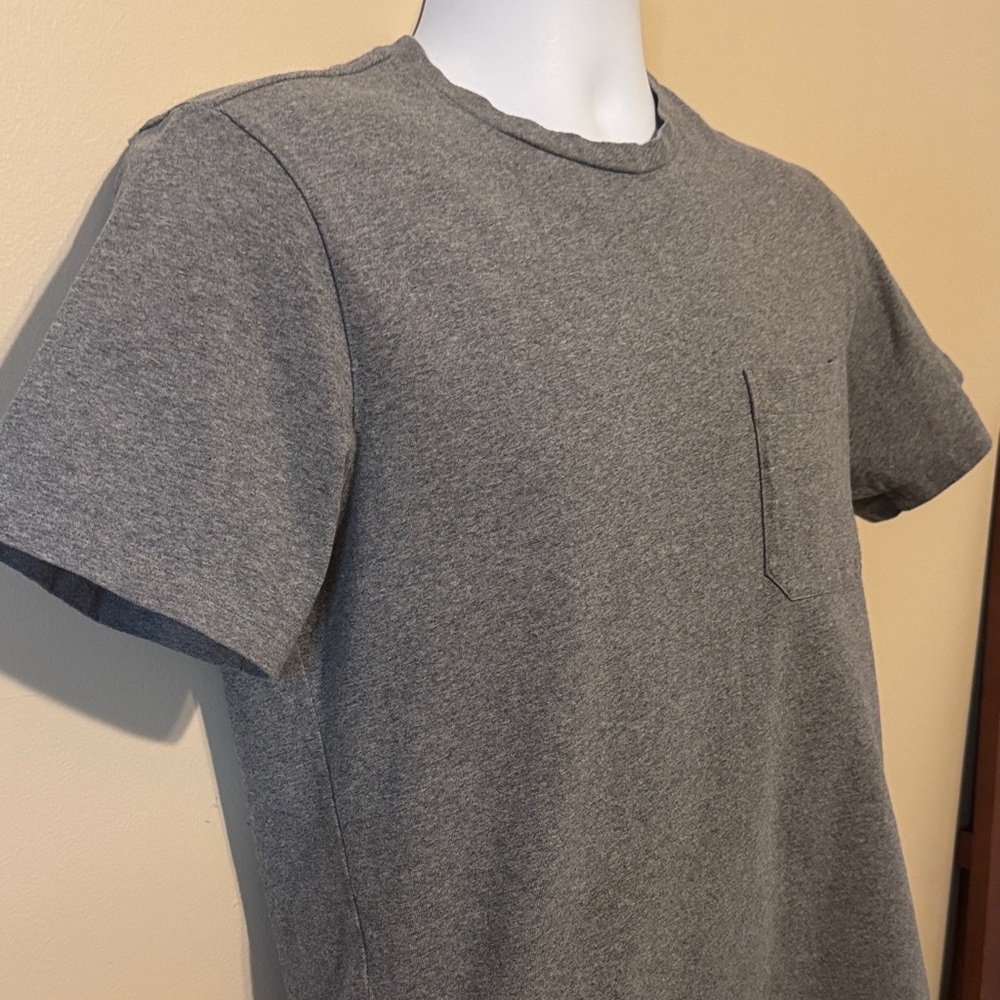 Everlane Heather Gray Men's Short Sleeve Tee - Picture 5 of 8